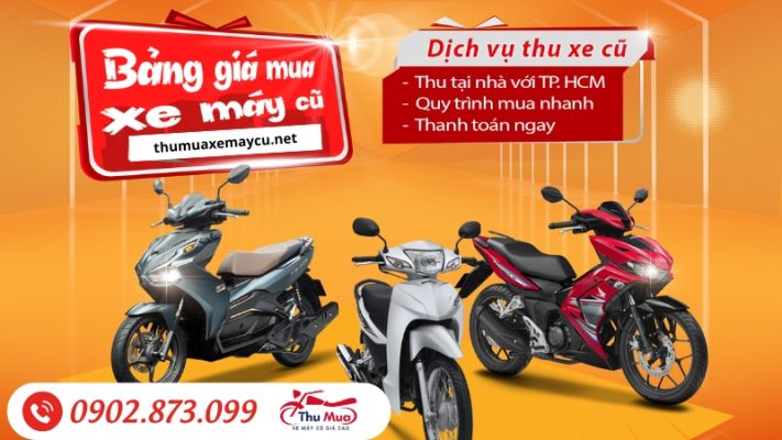 Giá Thu Mua Xe Máy Cũ Tại Cửa Hàng